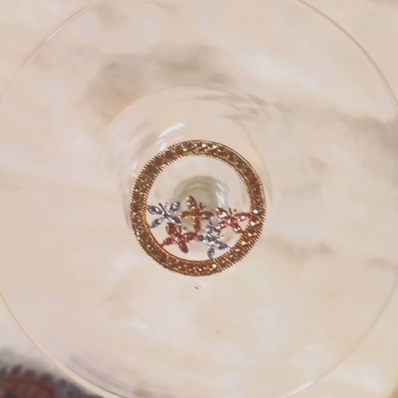 Rose Gold Butterfly Pendant Rose gold-tone Rose, White, Gold Simulated Diamond… - Picture 2 of 9